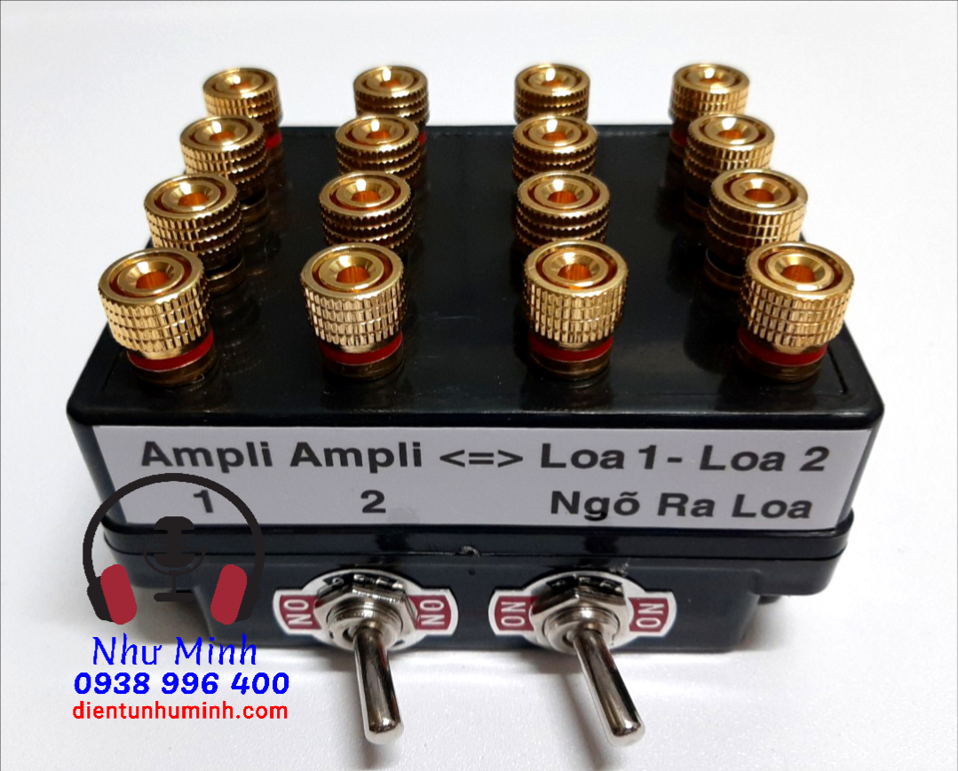 [HCM]BỘ CHUYỂN CẦU LOA / AMPLY 2 KÊNH