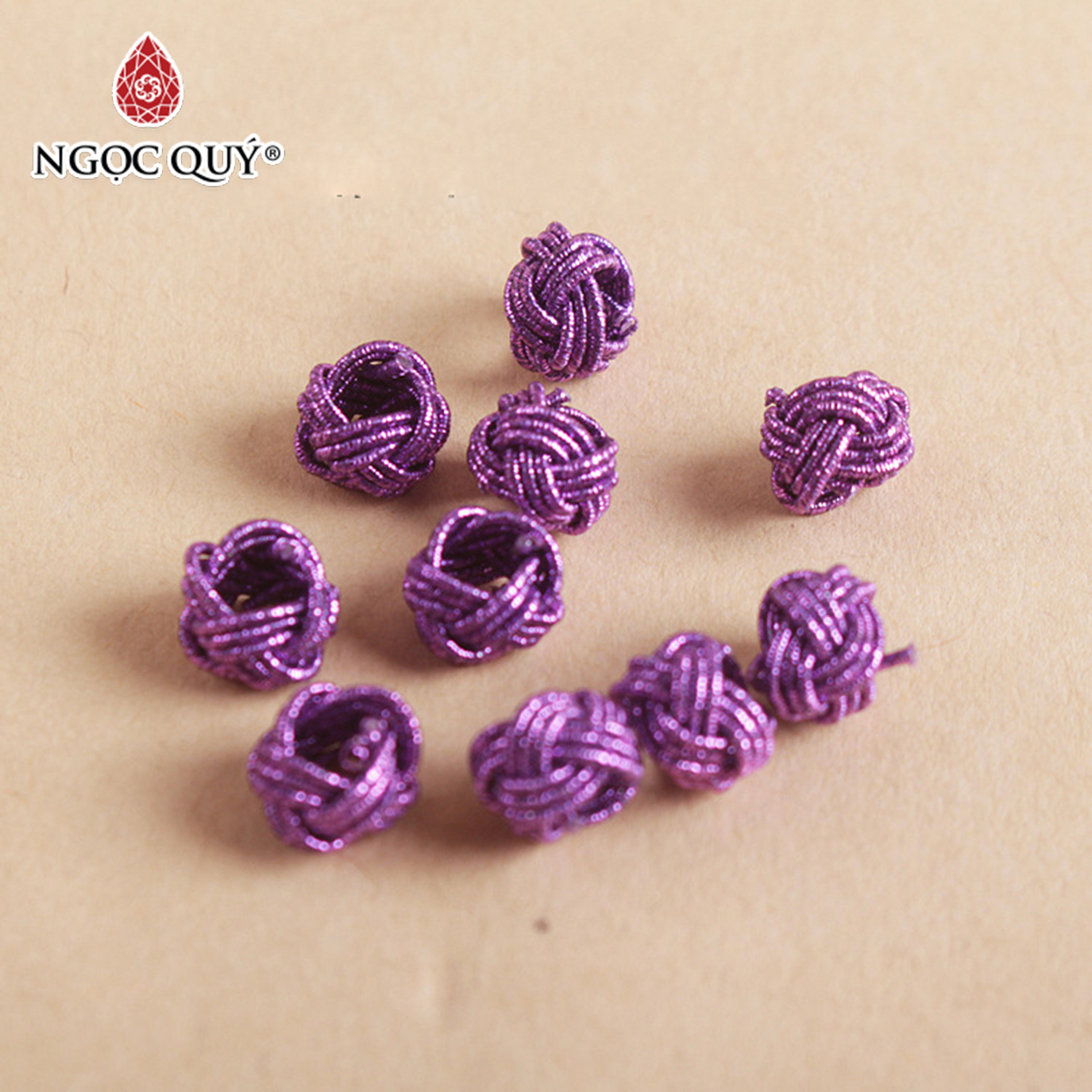 Combo 5 nút thắt 8mm - Ngọc Quý Gemstones