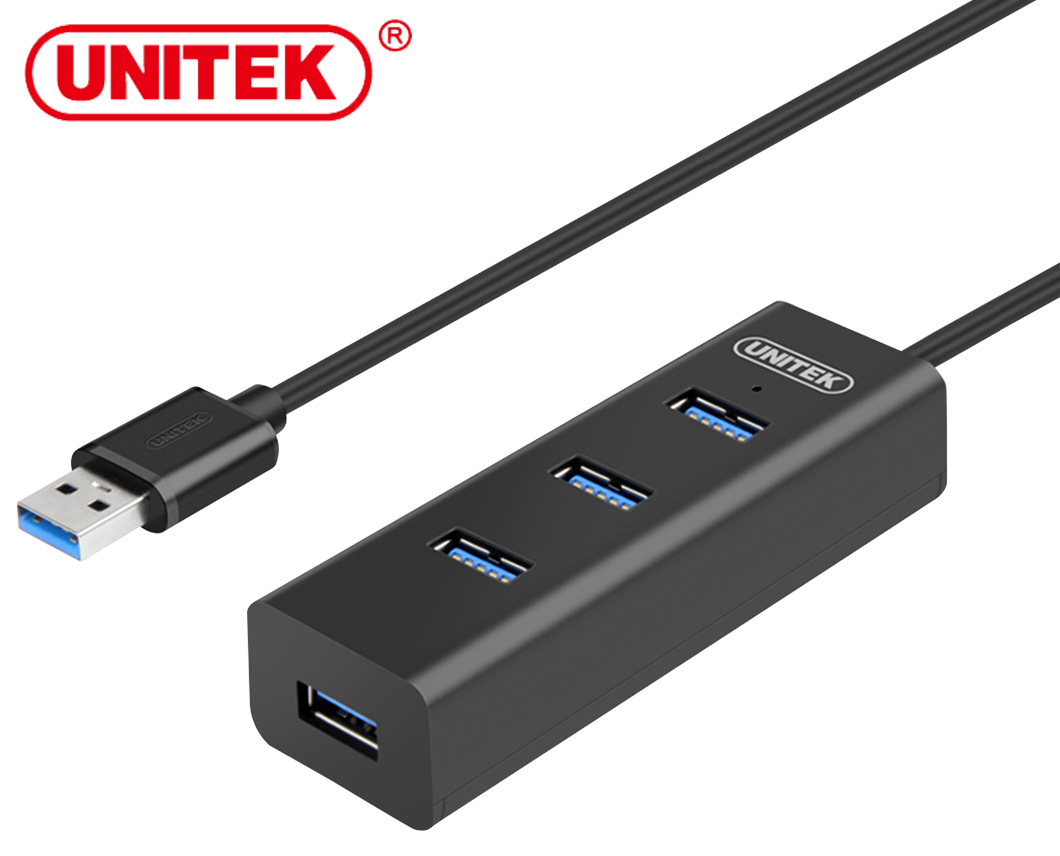 Bộ chia 4 cổng hub usb 3.0 unitek y-3089