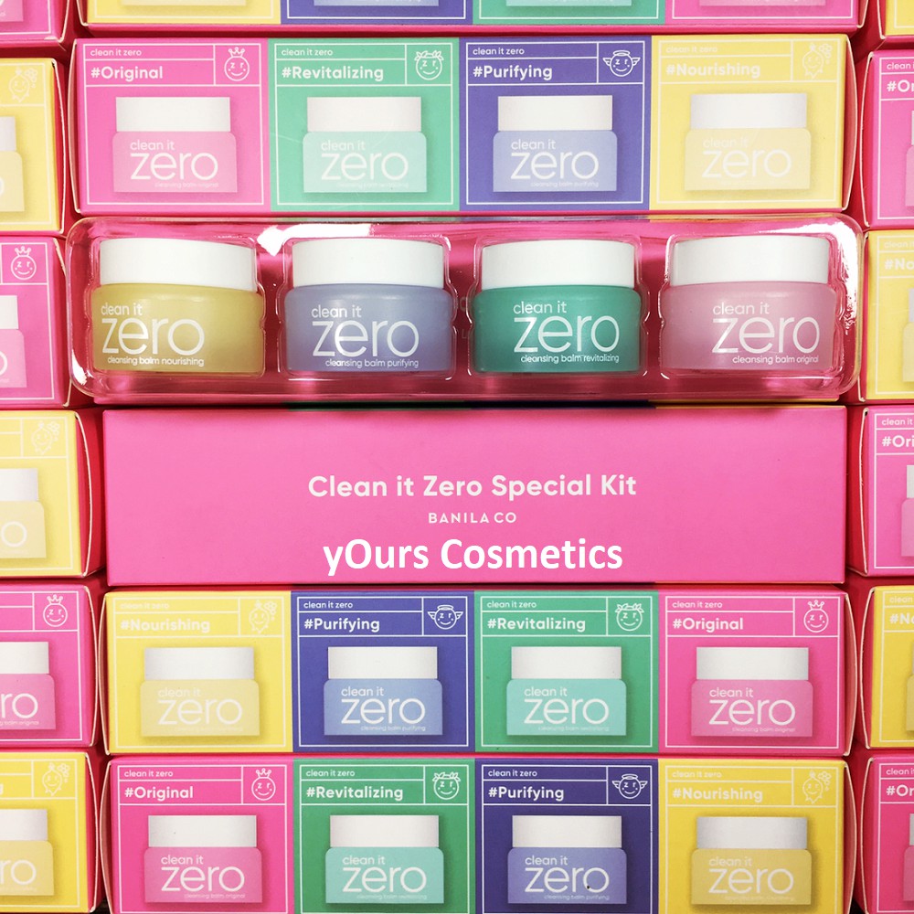 [BANILA CO] Set 4 Sáp Tẩy Trang Clean It Zero Mini