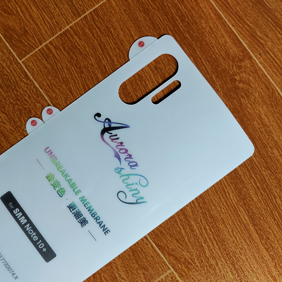 Combo 2 món Dán chống xước PPF Galaxy Note 10 Plus mặt trước mặt sau