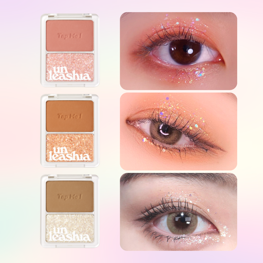 Bảng phấn mắt 2 ô UNLEASHIA Tap Me Palette Duo