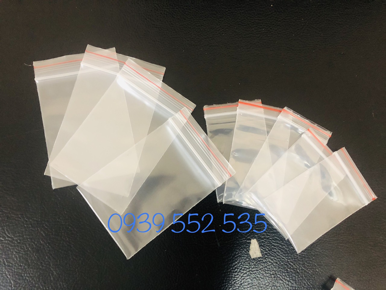 100gr túi zip viền chỉ đỏ, đựng bột, hạt, thực phẩm