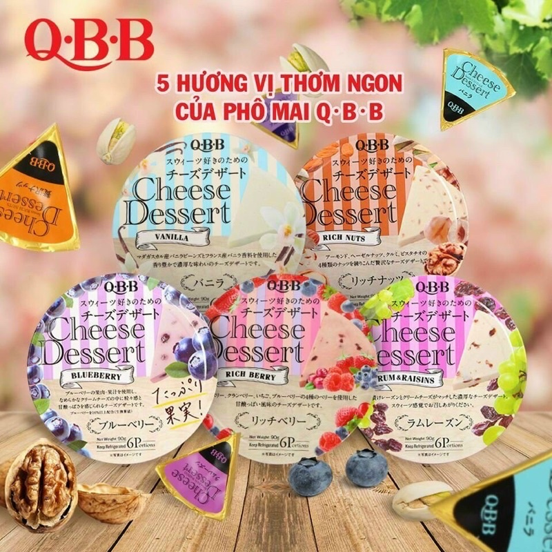 Phô mai QBB Nhật Bản