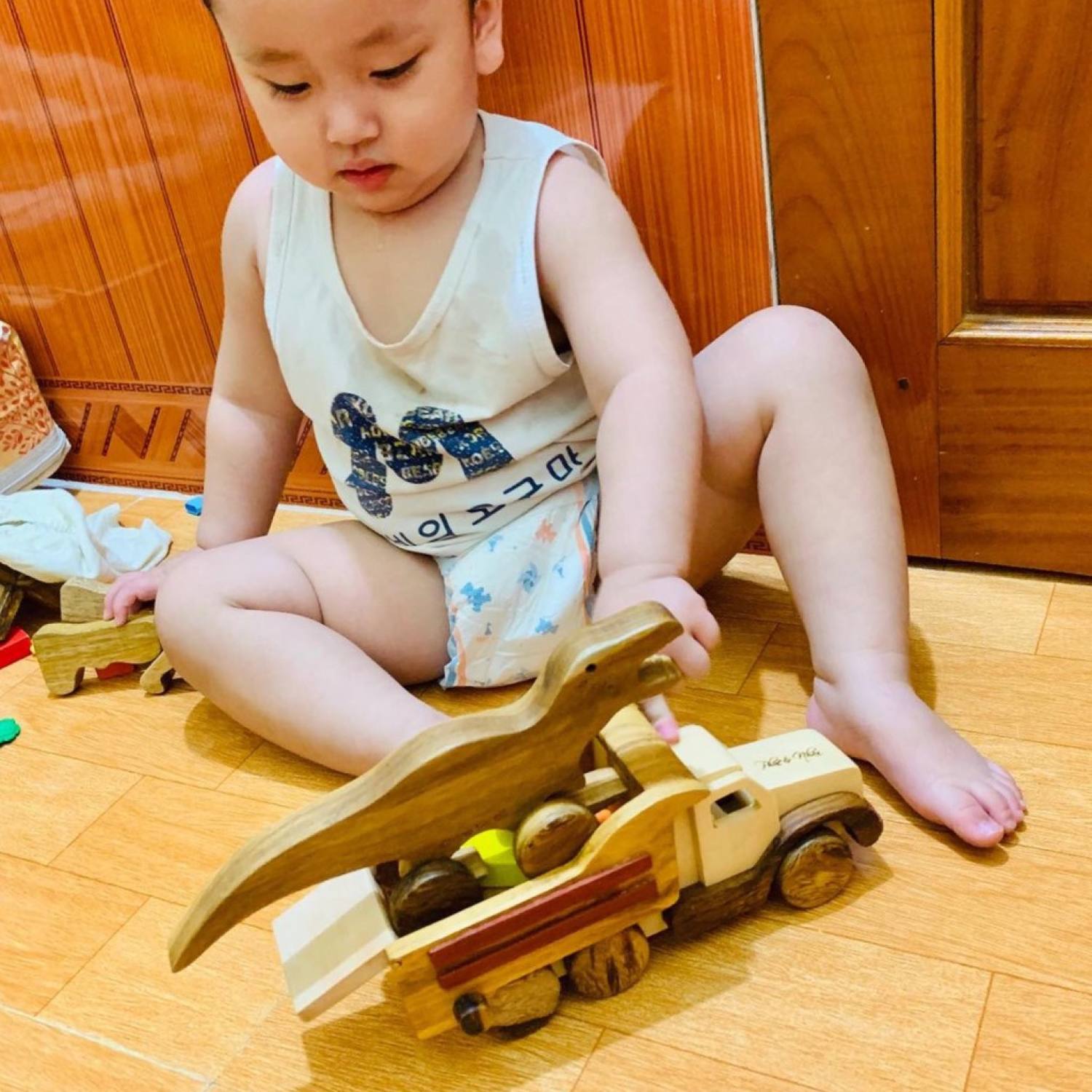 Combo 3 Món Đồ Chơi Gỗ Tự Nhiên Gemoni