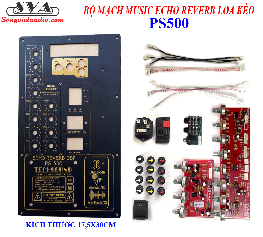 BỘ MẠCH MUSIC ECHO REVERB LOA KÉO PS500
