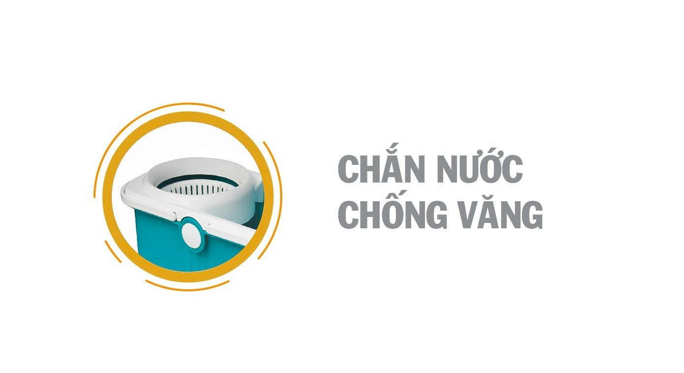 Bộ Lau Nhà 360 kokOmega 4in1 (OMBO-15) ( Tặng 1 Bông Lau)