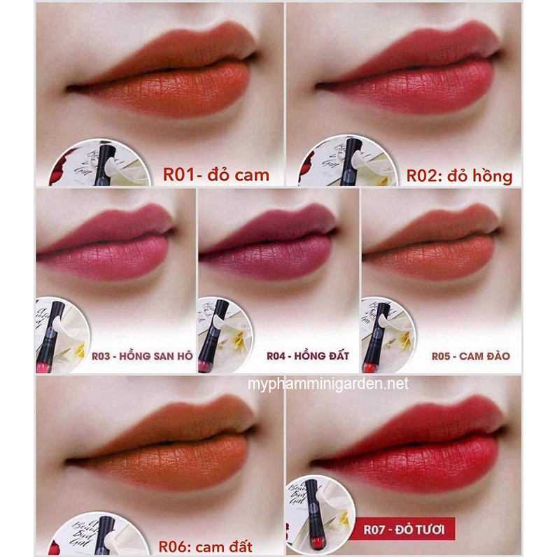 [SIÊU RẺ]Son Kem Lì Cao Cấp Roses Matte Lipstick