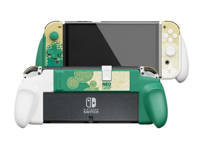 Ốp Lưng Grip Case Oled & túi Maxcarry Oled hãng Skull & Co cho Nintendo Switch Oled