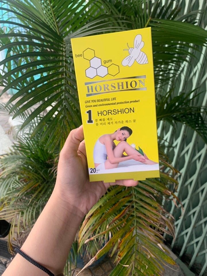 Hộp 20 miếng giấy wax long HORSHION
