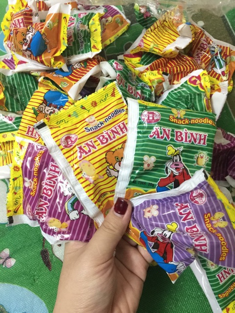 Combo 5 Bịch Mì Tôm Trẻ Em An Bình ( 250 Gói)