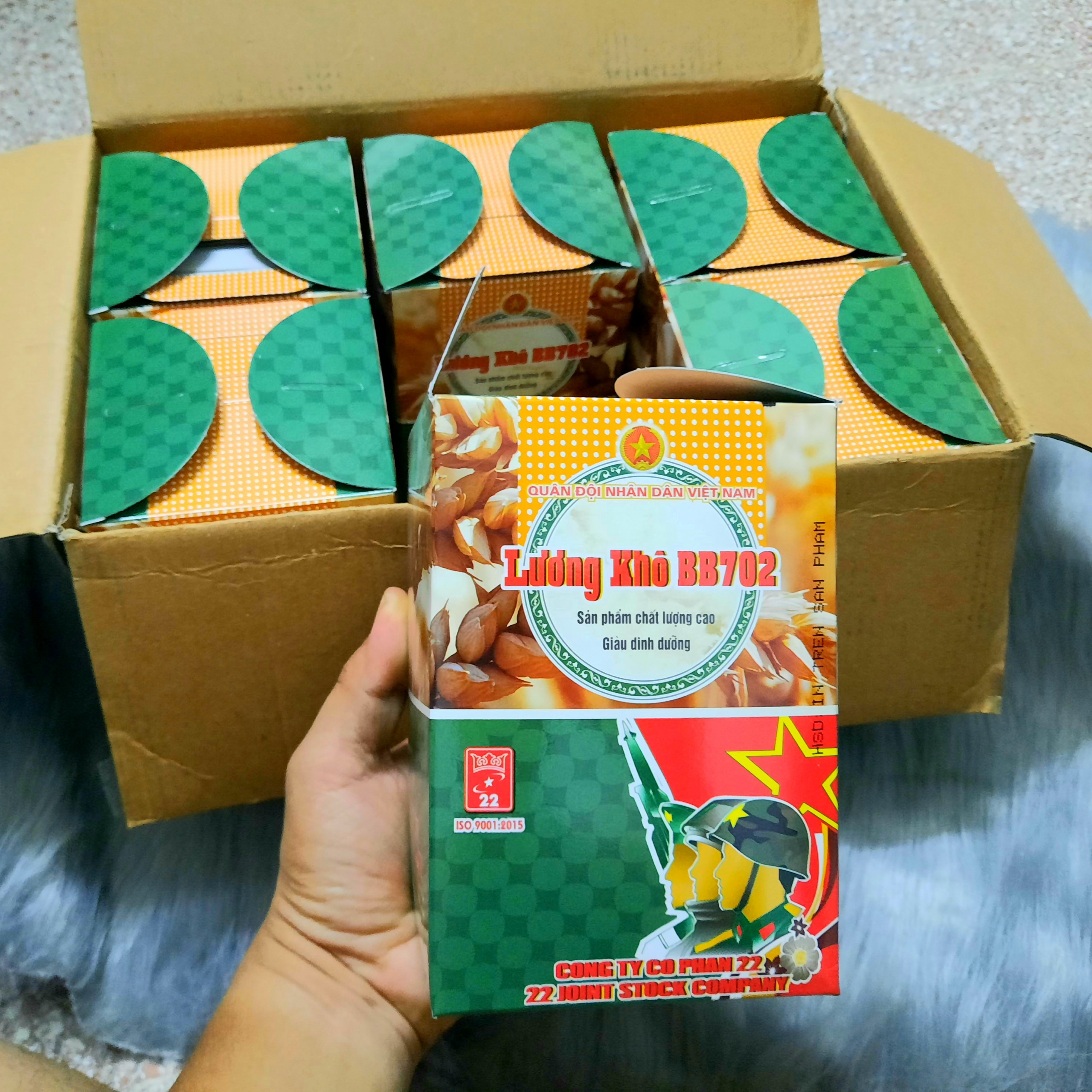 Lương Khô BB702- Loại 1 Thùng (6 HỘP)- TPHCM
