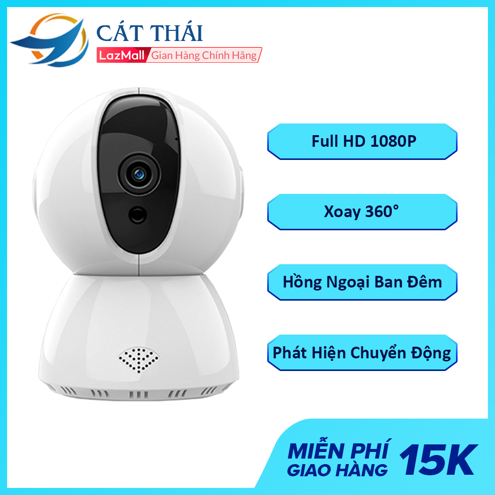 Camera WiFi IP Cát Thái Y13A-ZY 5.0MP-Độ phân giải Full HD 1080P