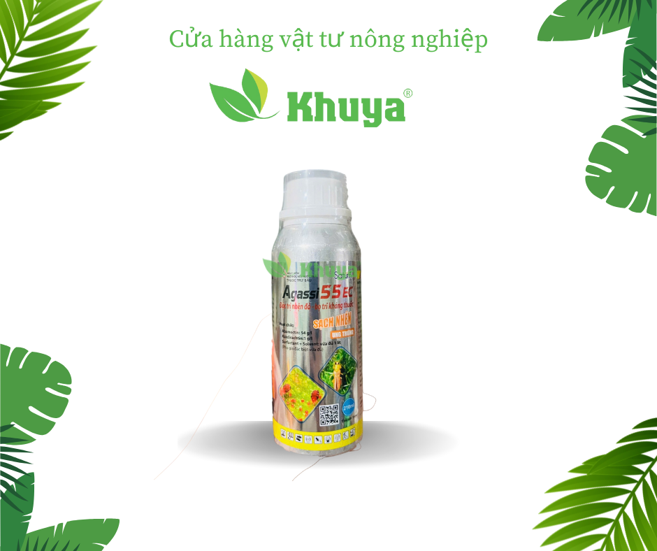 Thuốc trừ sâu Agassi 55EC 210ml chuyên Nhện đỏ - Bọ Trĩ