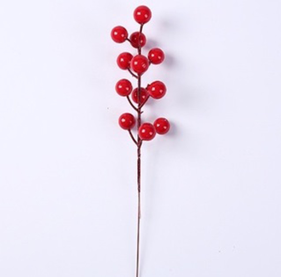 Chùm quả cherry, cành cherry trang trí noel lễ tết