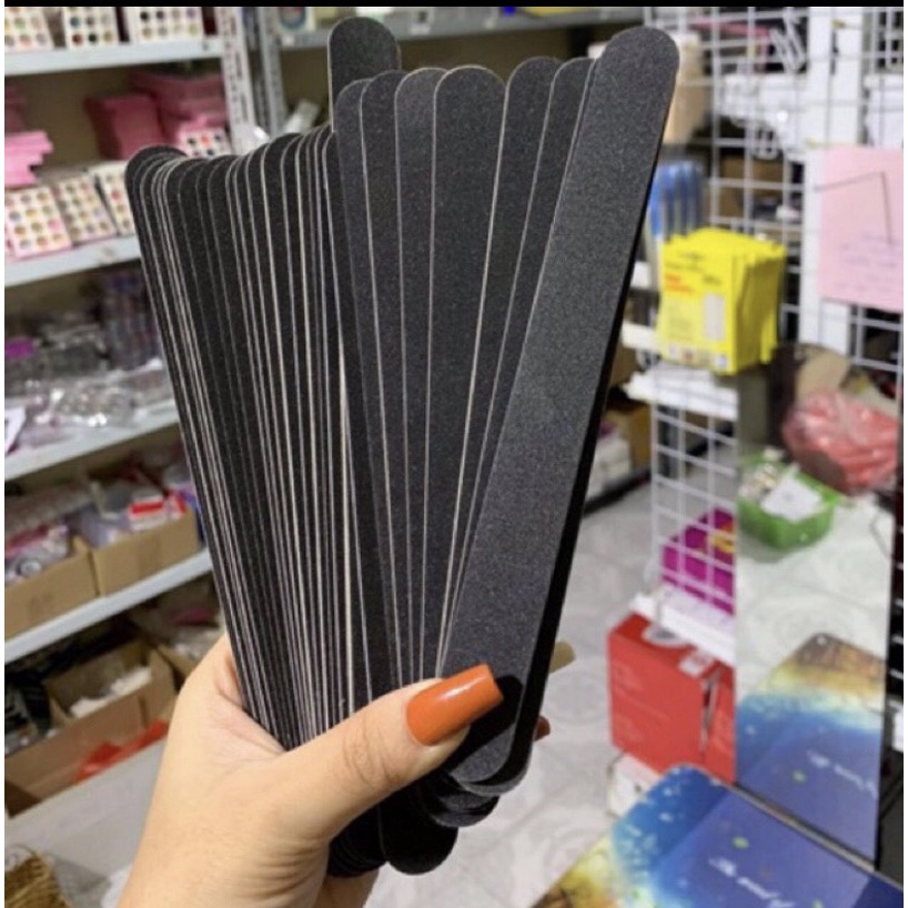 Dũa móng tay opi- dũa đen siêu bén- dũa mini nail box