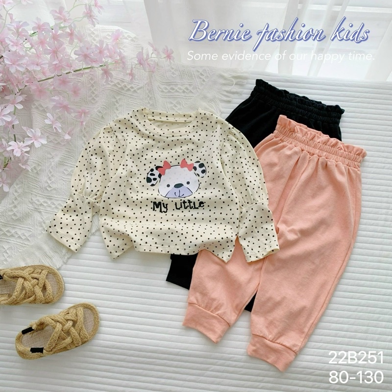 SET BỘ BÉ GÁI CHẤM BI MY LITTLE SIÊU XINH