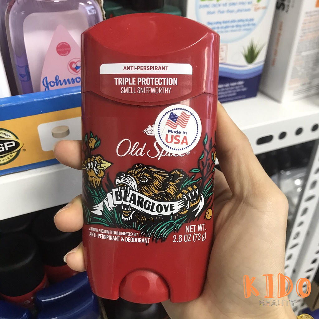 OLD SPICE Pure Sport High 85g / wax deodorant Fiji/timber/worfthorn/bearglove 73g