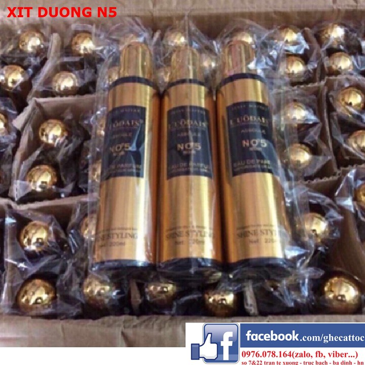 XỊT DƯỠNG TÓC N5