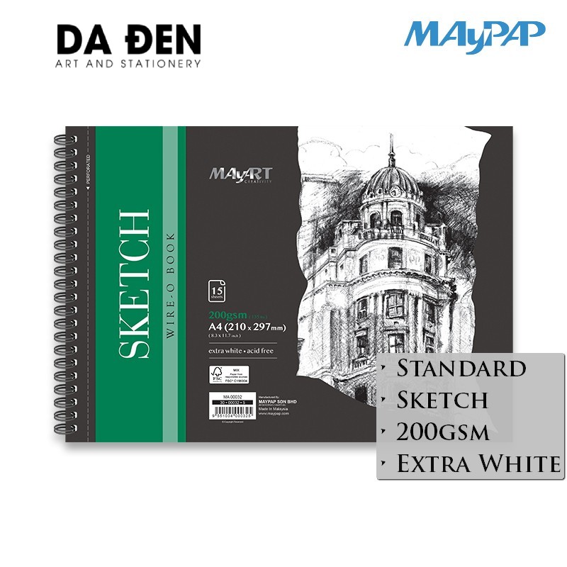 [HCM]Rẻ - MayArt - Sketchbook Drawing