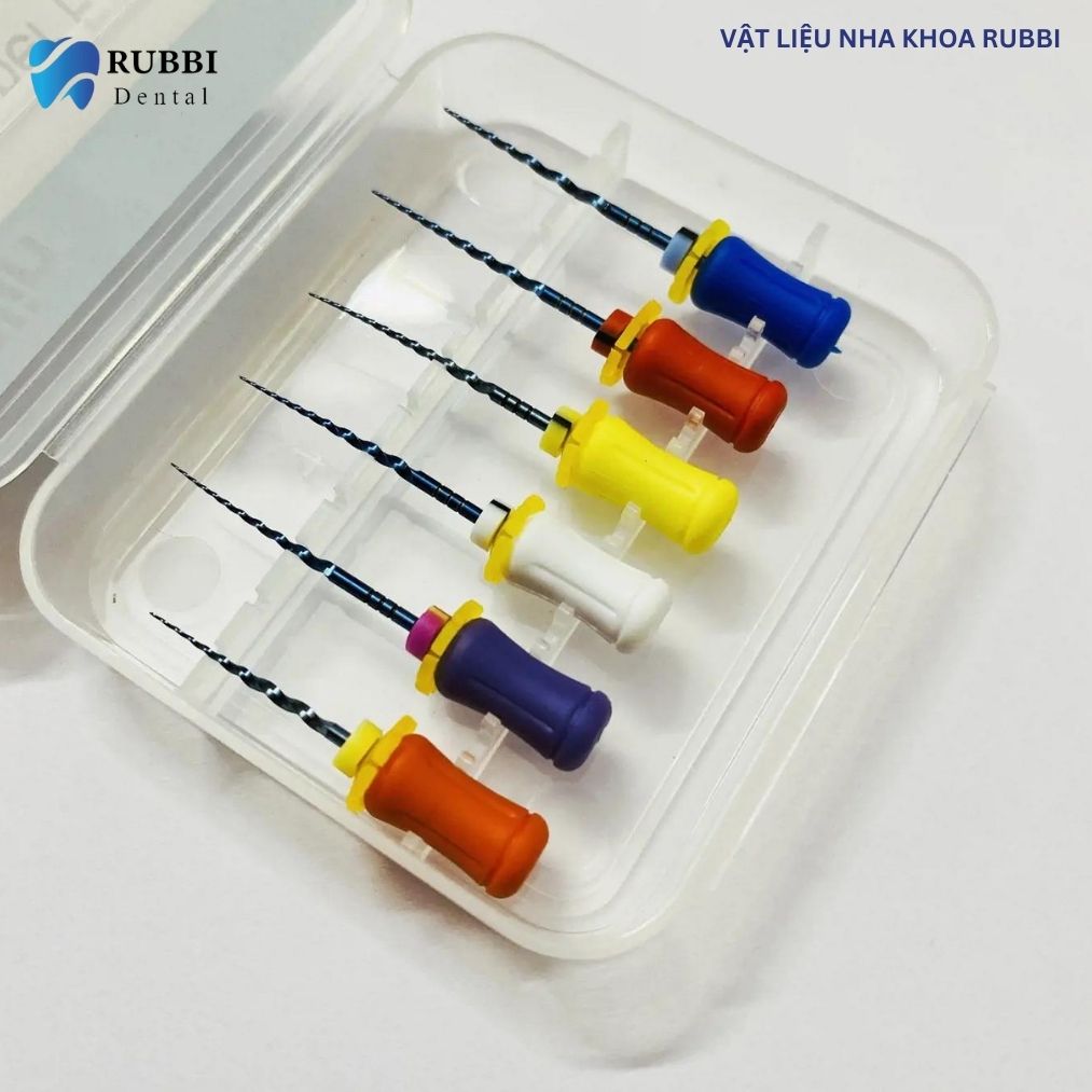 Protaper (file) dẻo BLUE hãng BINCO dành cho tay dùng cho nội nha