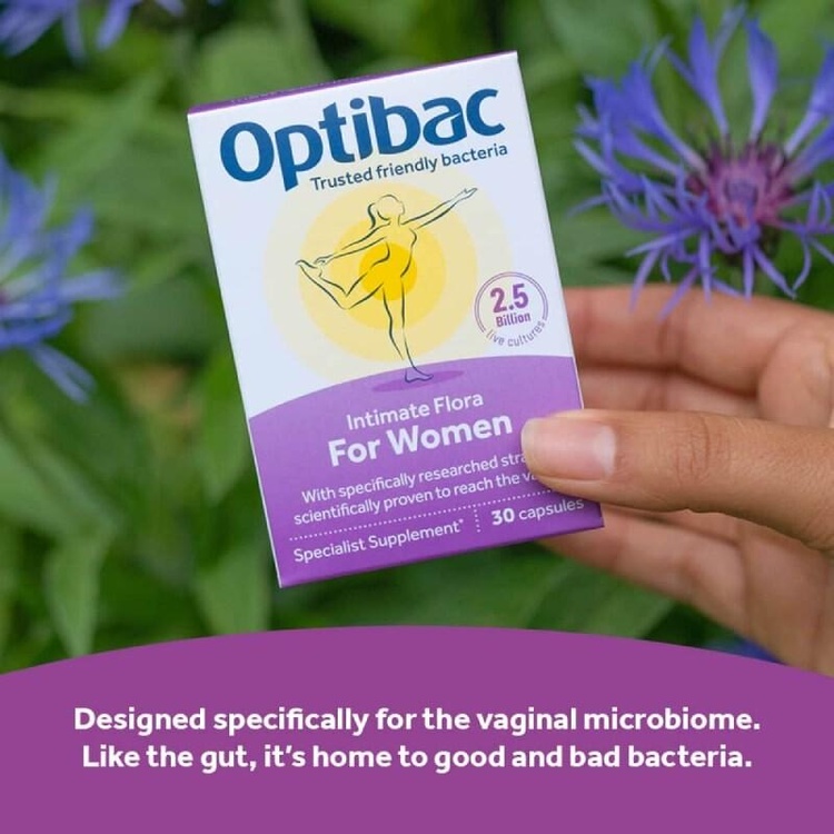Men vi sinh Optibac tím Optibac Probiotics For Women, UK Anh Quốc giảm vie^m phụ khoa cho phụ nữ và mẹ bầu