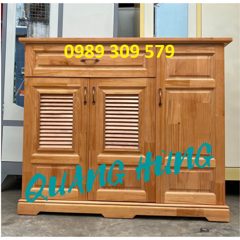 [HCM]TỦ GIÀY DÉP GỖ THÔNG NGANG 1M2 CAO CẤP HCM