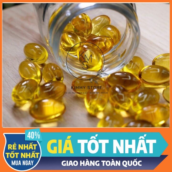 [HCM]Combo 5 viên e dưỡng vàng chộn kem