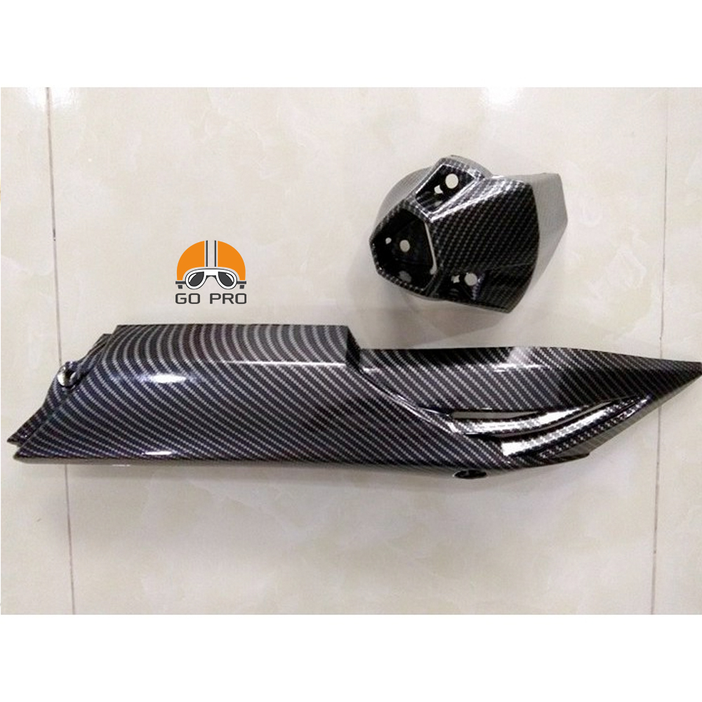 Bộ Ốp Hông & Đích Pô WINNER V1 Carbon