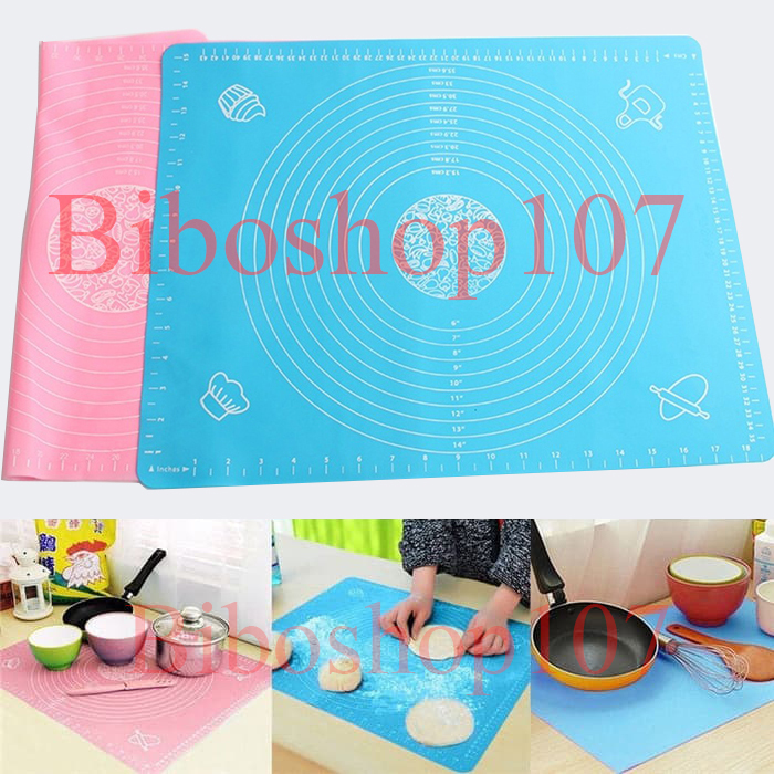 Tấm lót nhào bột silicon 40x50cm