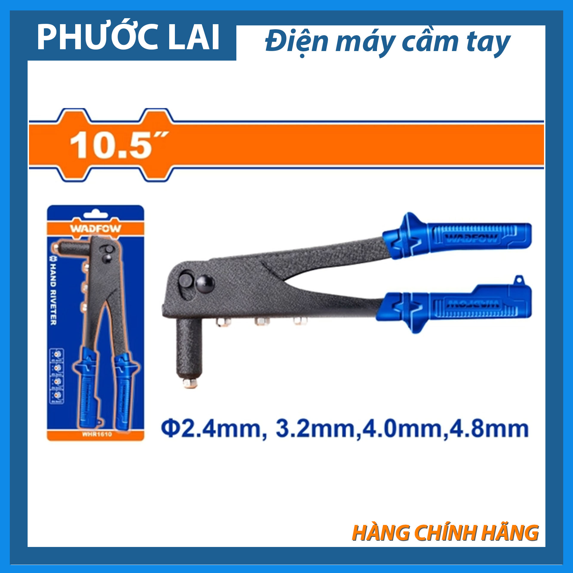 Kềm rút rivet 10.5" wadfow whr1610