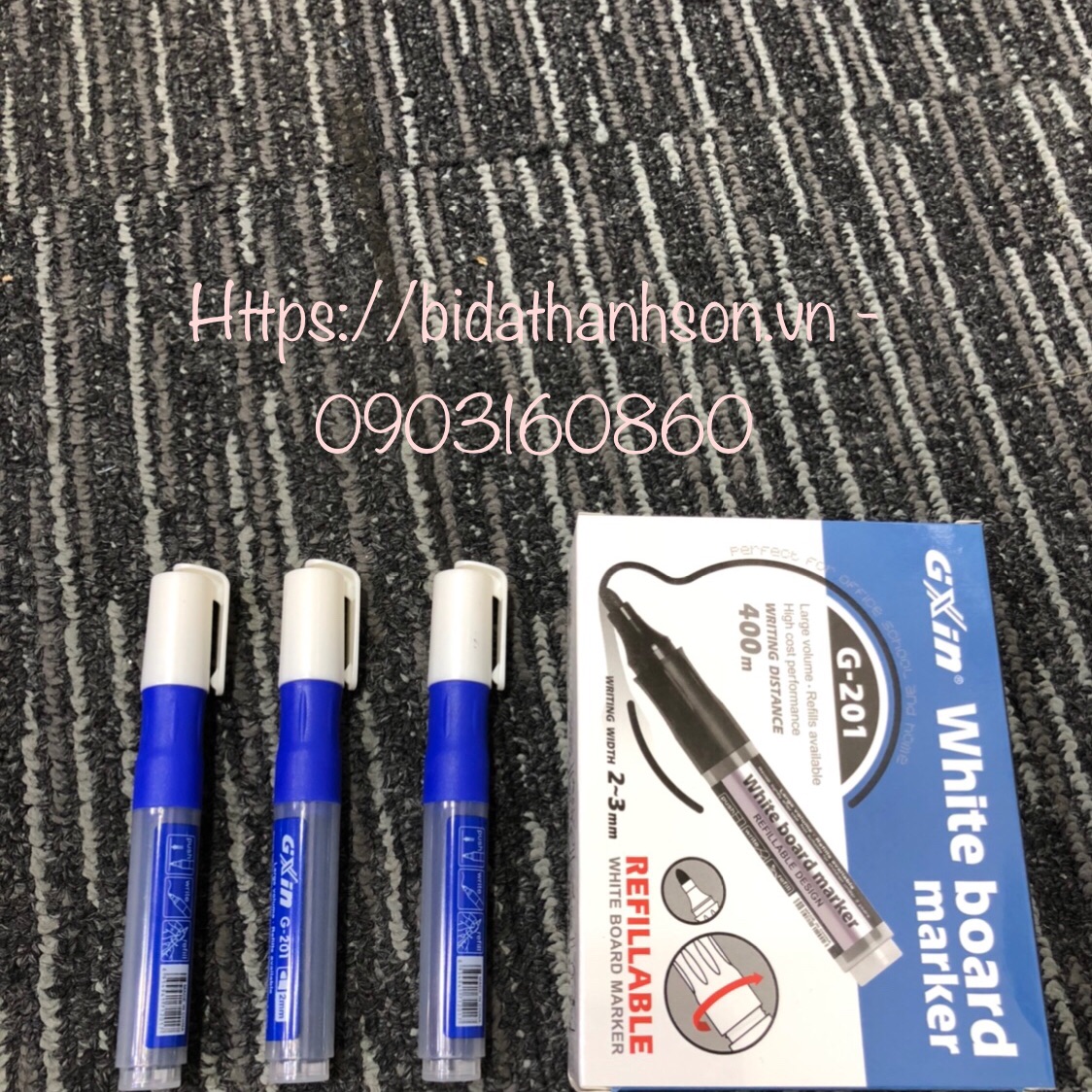 [HCM]Bút Viết Bảng Bida (Set 5 Cây)