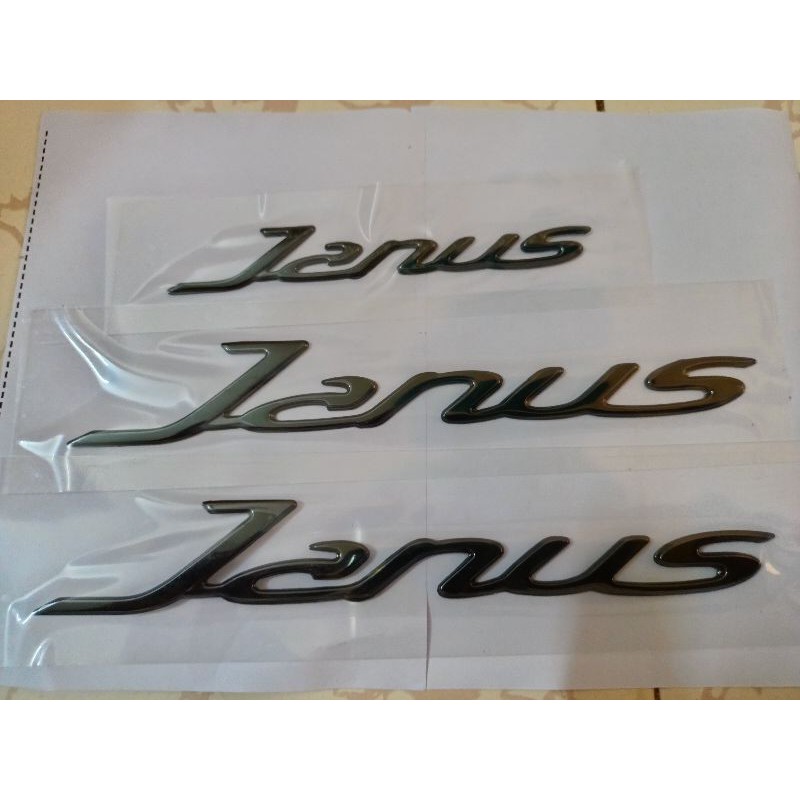 Bộ tem nổi Janus màu đen new hàng nhập Thái Lan