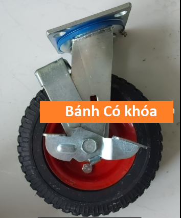 Bánh 200 đỏ, bánh xe đẩy hàng