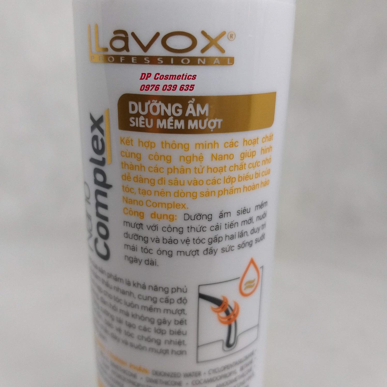 [HCM]Lavox DƯỠNG ẨM SIÊU MỀM MƯỢT NANO COMPLEX 180ml