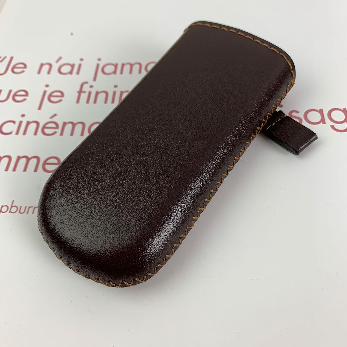 Bao da 6700 - da bò thật - handmade - màu nâu mc227