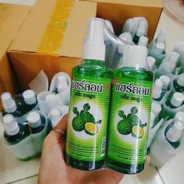 CẶP 2chai Tinh dầu bưởi xịt kích thích mọc tóc thái lan SUNON