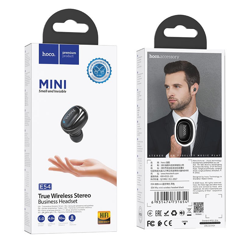 Tai nghe bluetooth Hoco E54 Mia mini v5.0