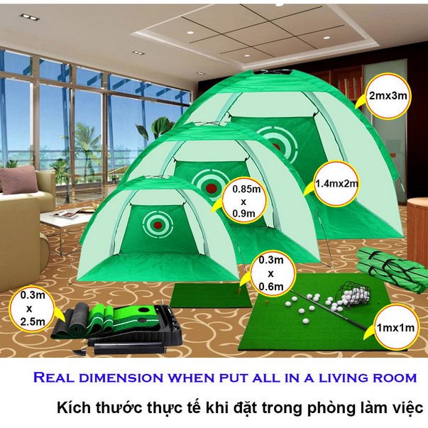 Lều chắn bóng tập GOLF tại nhà