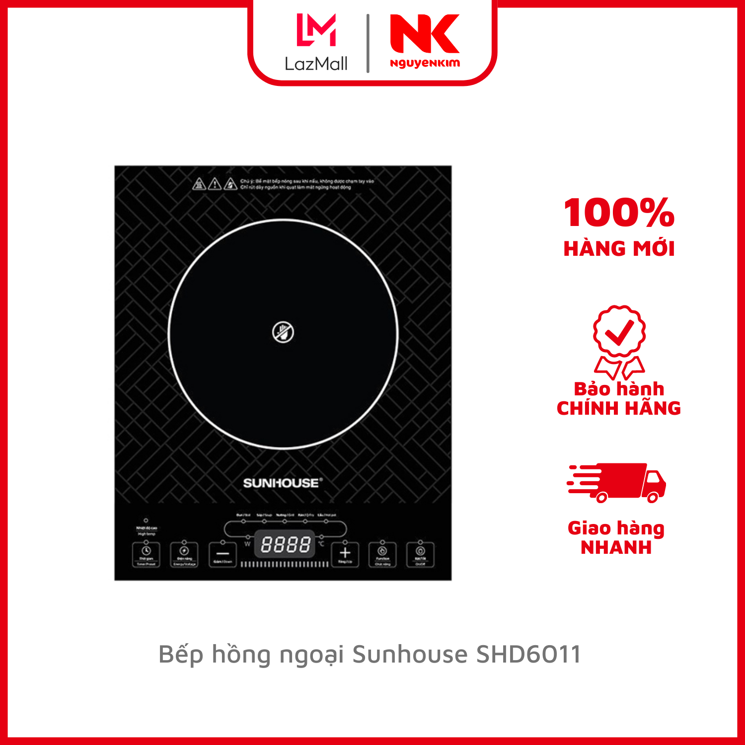 Bếp hồng ngoại sunhouse shd6011