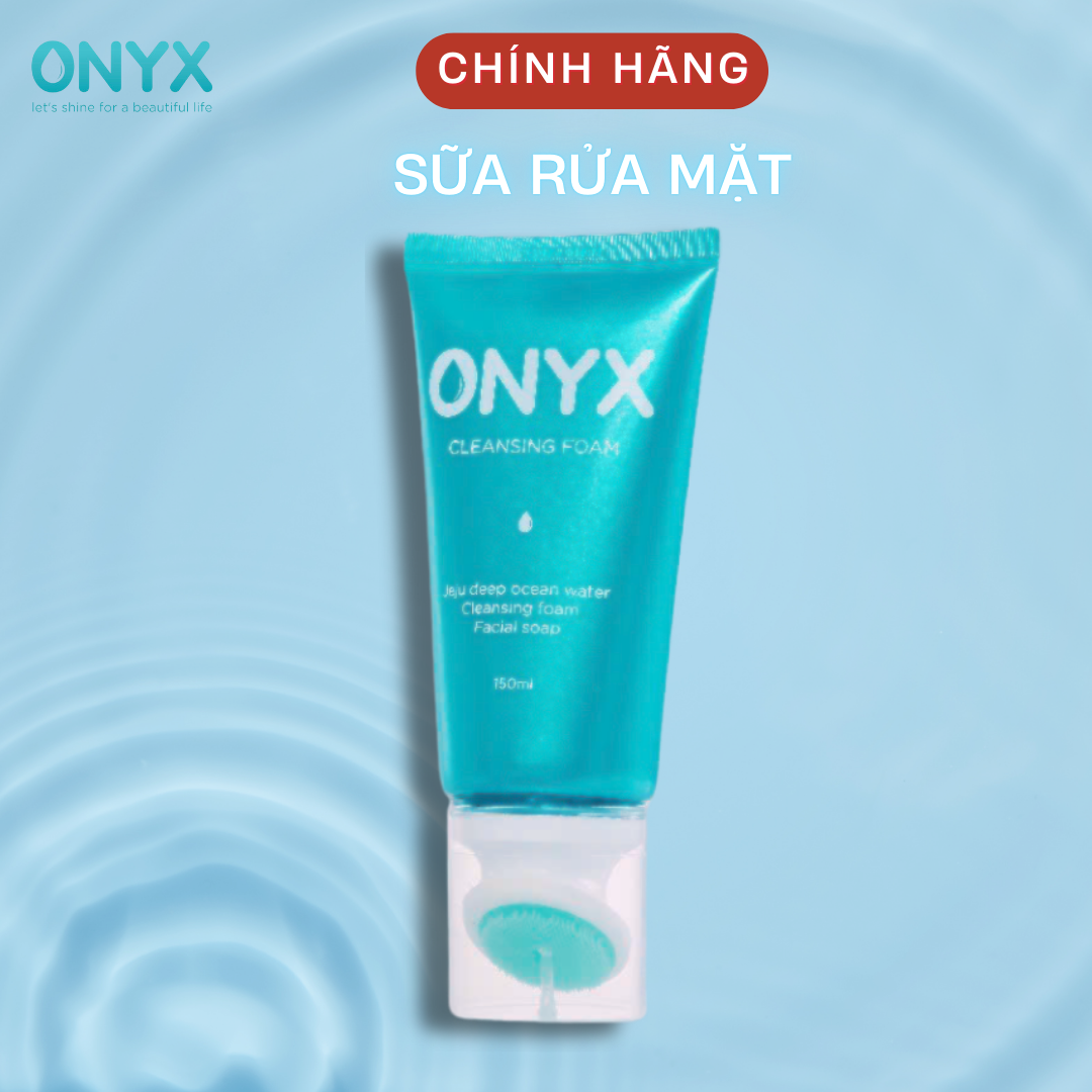 [HCM]SỮA RỮA MẶT KÈM ĐẦU MASSAGE LÀM SẠCH SÂU  ONYX