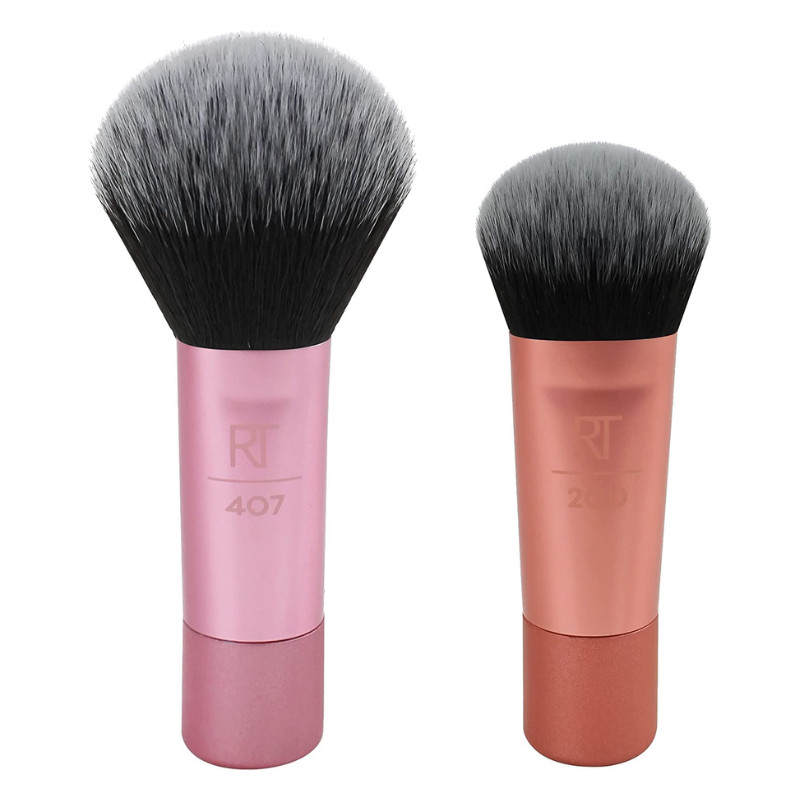 Bộ Cọ 2 Cây RT REAL TECHNIQUES Mini Expert Face Multitask Foundation Blush Cheek