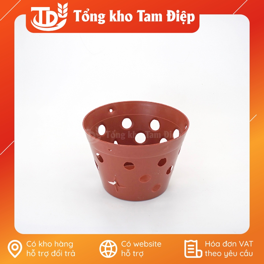 Chậu nhựa giả gốm tổ ong đủ size