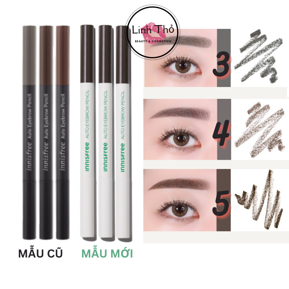 Chì kẻ chân mày innisfree Auto Eyebrow Pencil
