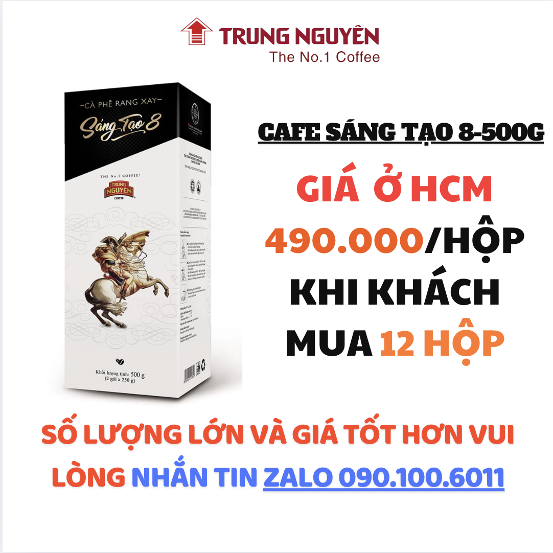 Cà phê SÁNG TẠO 8 Trung Nguyên Legend(Hộp 500gram)