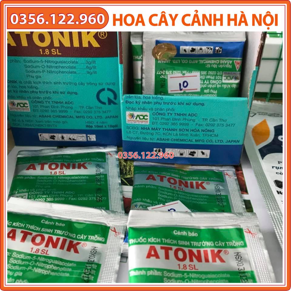 HỘP 10 GÓI phân bón Atonik