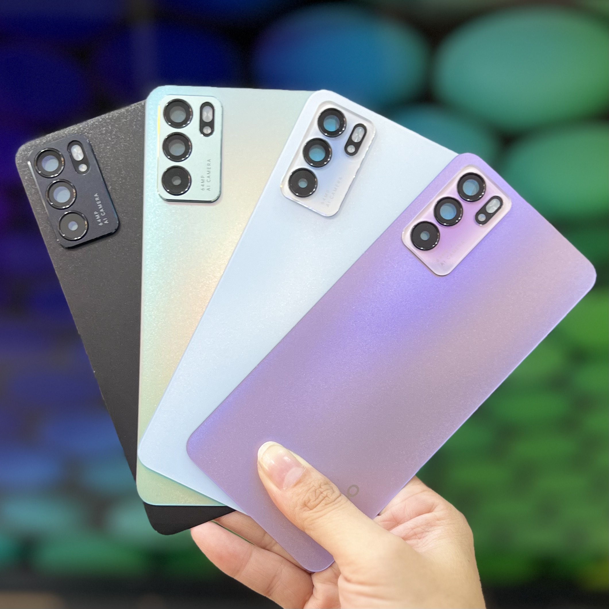 Nắp lưng Oppo Reno 6 (liền kính camera)