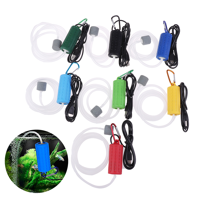 [HCM]Máy bơm oxy cho hồ cá cổng USB dùng sạc dự phòng điện thoại