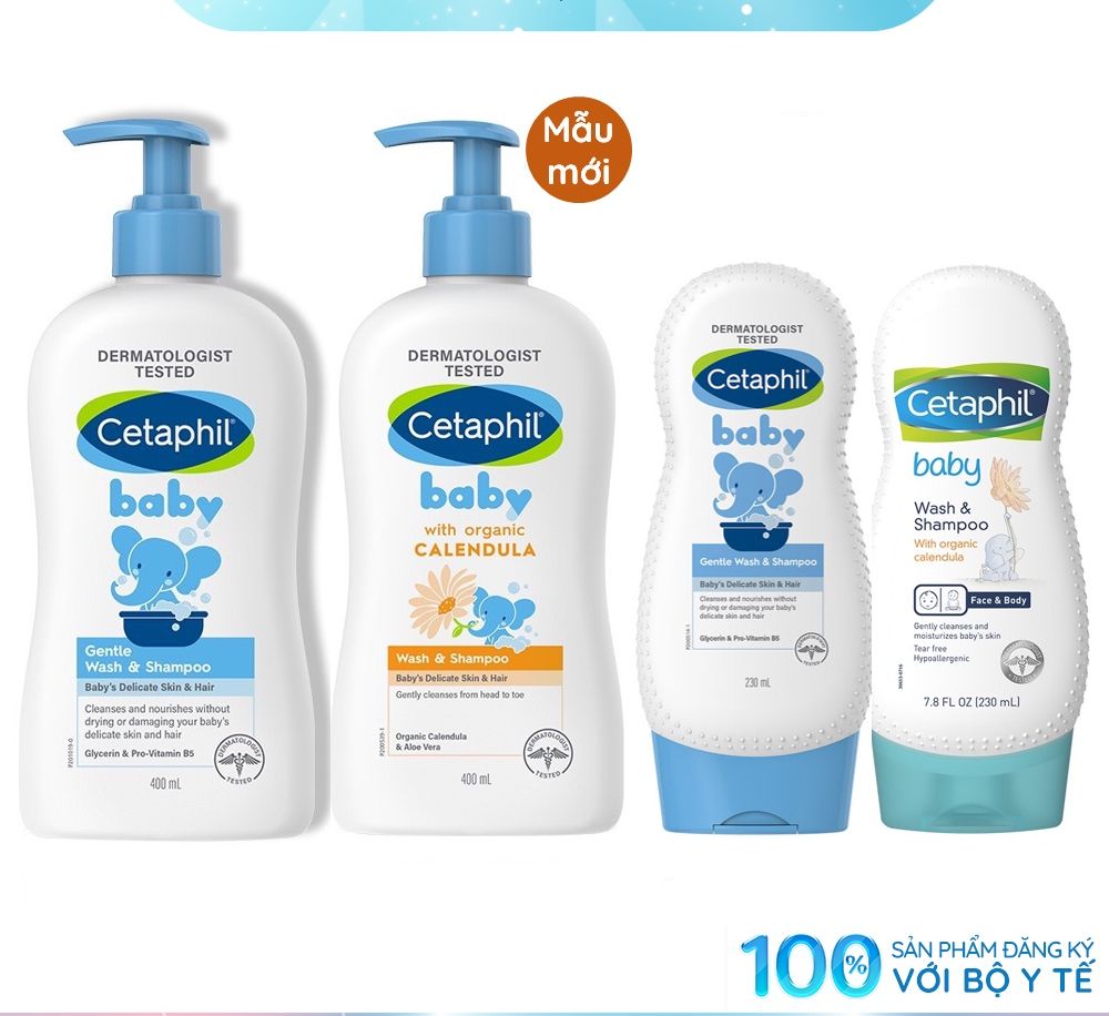 Sữa tắm gội toàn thân cho bé Cetaphil 230ml