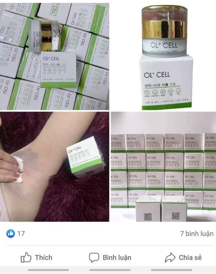 KEM OL CELL HÚT THÂM HÀN QUỐC